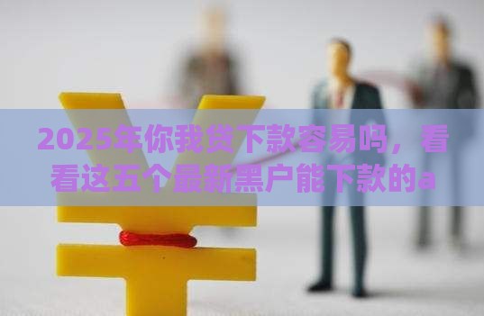 2025年你我贷下款容易吗，看看这五个最新黑户能下款的app口子入口