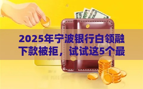 2025年宁波银行白领融下款被拒，试试这5个最新台湾人借钱平台