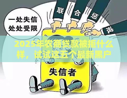2025年农商贷款被拒什么样，试试这五个最新黑户平台最容易借到钱