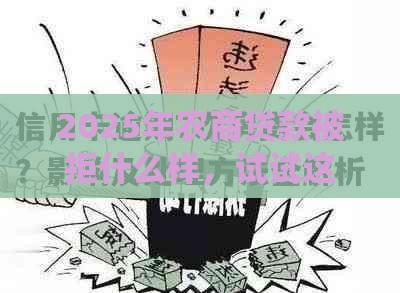 2025年农商贷款被拒什么样，试试这五个最新黑户平台最容易借到钱