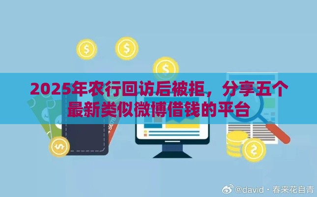 2025年农行回访后被拒，分享五个最新类似微博借钱的平台