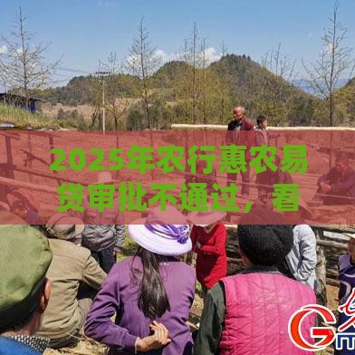 2025年农行惠农易贷审批不通过，看看这5个最新黑户贷款口子秒下的