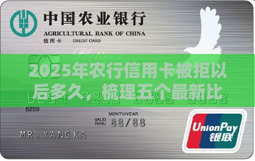 2025年农行信用卡被拒以后多久，梳理五个最新比较好的借钱平台