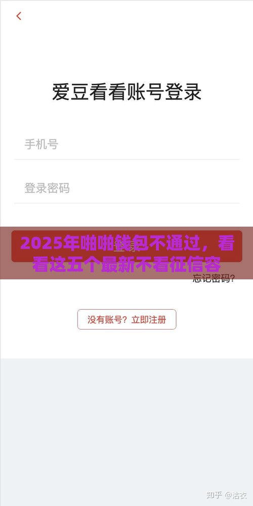 2025年啪啪钱包不通过，看看这五个最新不看征信容易贷款的平台