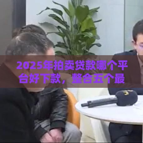 2025年拍卖贷款哪个平台好下款，整合五个最新容易借钱软件