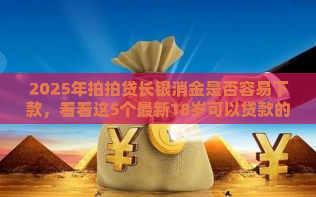 2025年拍拍贷长银消金是否容易下款，看看这5个最新18岁可以贷款的平台