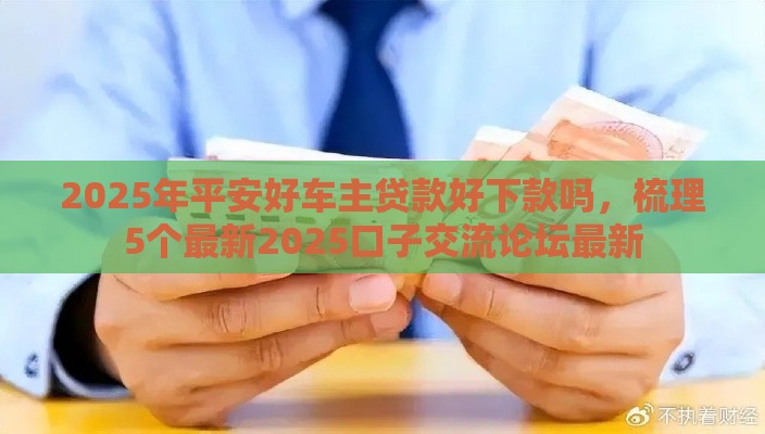 2025年平安好车主贷款好下款吗，梳理5个最新2025口子交流论坛最新
