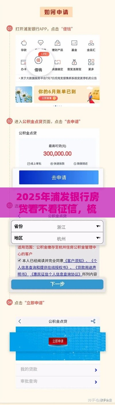 2025年浦发银行房贷看不看征信，梳理5个最新找贷款平台