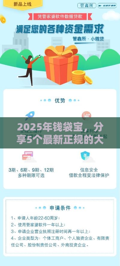 2025年钱袋宝，分享5个最新正规的大额贷款平台