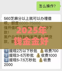 2025年钱金金好下款吗，推荐5个最新黑户借钱最好下款平台