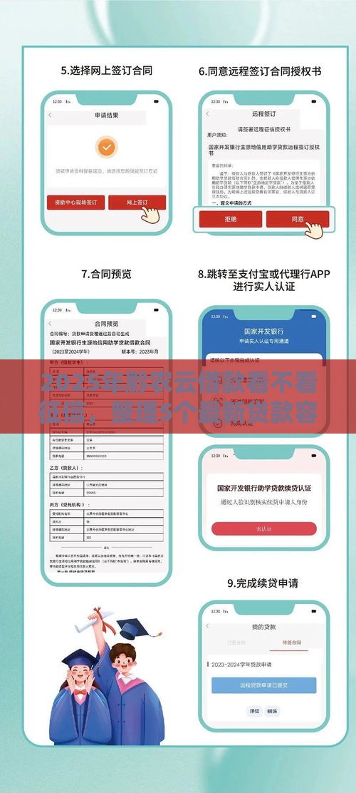 2025年黔农云借款看不看征信，整理5个最新贷款容易过的平台