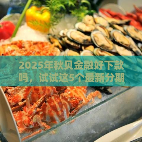 2025年秋贝金融好下款吗，试试这5个最新分期贷款平台