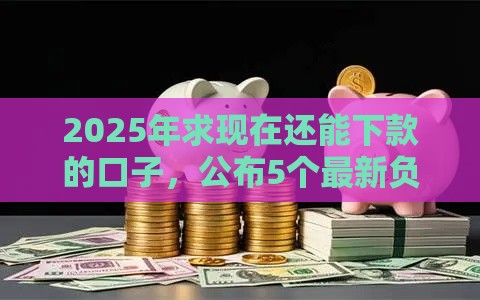 2025年求现在还能下款的口子，公布5个最新负债平台可以借钱
