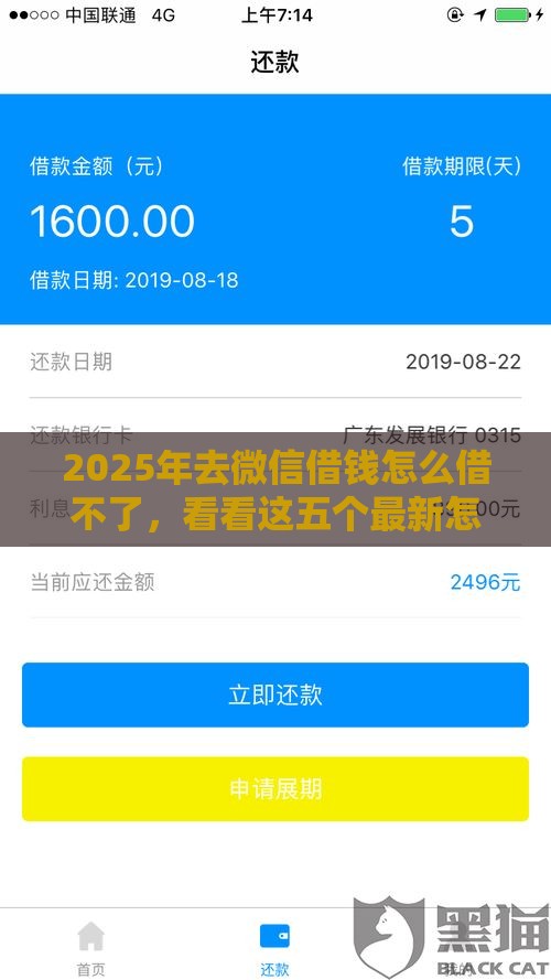 2025年去微信借钱怎么借不了，看看这五个最新怎样投诉网贷平台