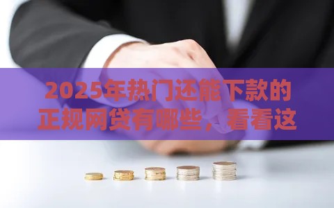 2025年热门还能下款的正规网贷有哪些，看看这5个最新平台借钱不看综合评分
