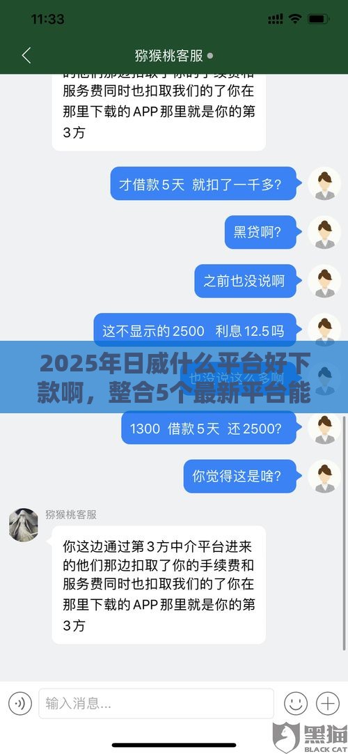 2025年日威什么平台好下款啊，整合5个最新平台能借钱
