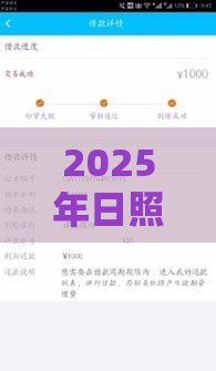 2025年日照助贷平台哪个好下款，试试这五个最新网贷平台利息