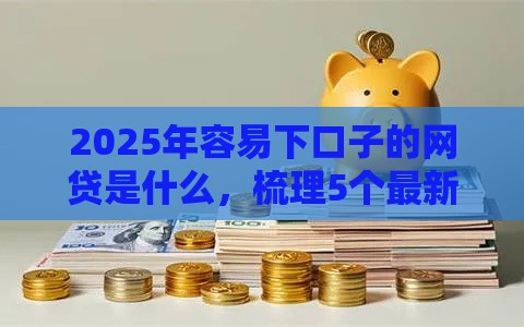 2025年容易下口子的网贷是什么，梳理5个最新长期贷款平台