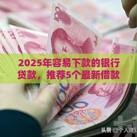 2025年容易下款的银行贷款，推荐5个最新借款平台贷款利息又低又正规