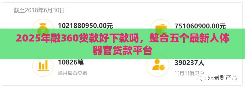 2025年融360贷款好下款吗，整合五个最新人体器官贷款平台