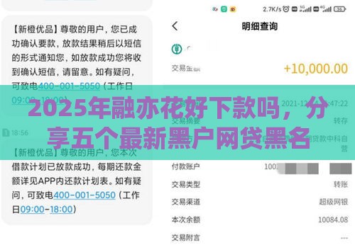 2025年融亦花好下款吗，分享五个最新黑户网贷黑名单急需一万平台能下款