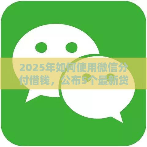 2025年如何使用微信分付借钱，公布5个最新贷款加盟平台
