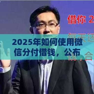 2025年如何使用微信分付借钱，公布5个最新贷款加盟平台