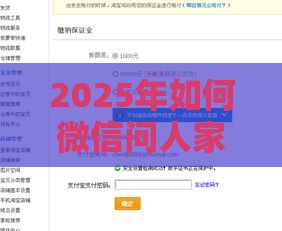 2025年如何微信问人家借钱，公布五个最新征信花找第三方担保贷款平台