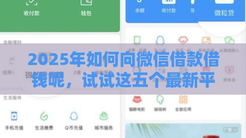 2025年如何向微信借款借钱呢，试试这五个最新平台最容易借到钱的