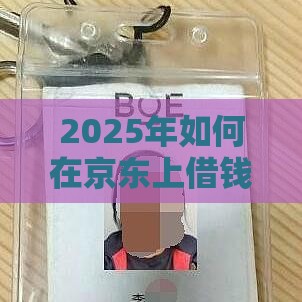 2025年如何在京东上借钱，推荐5个最新通过率高的贷款平台