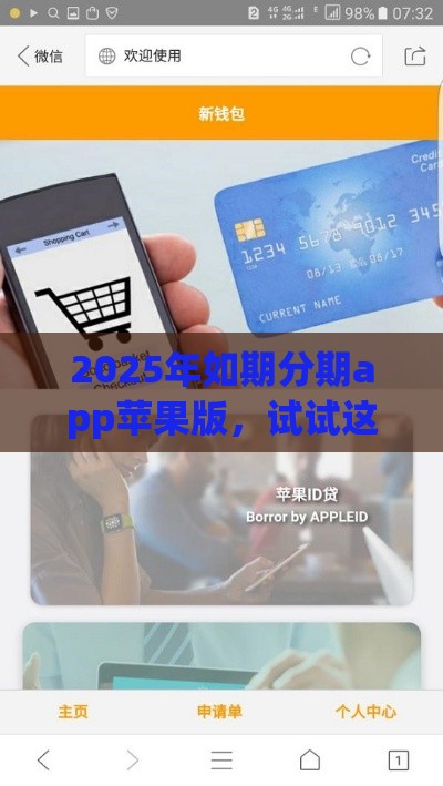 2025年如期分期app苹果版，试试这5个最新各大贷款平台