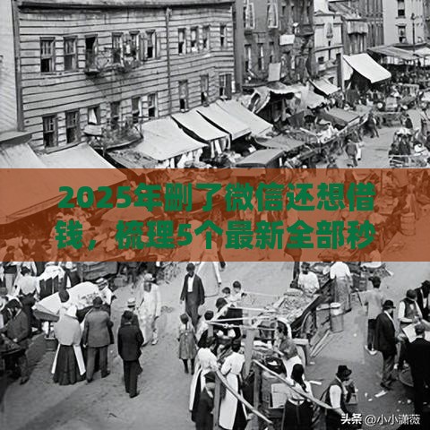 2025年删了微信还想借钱，梳理5个最新全部秒拒还有啥口子