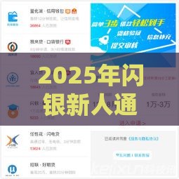 2025年闪银新人通道好下款吗,公布五个最新大学生小额贷款平台 2025年闪银新人通道好下款吗,公布五个最新大学生小额贷款平台