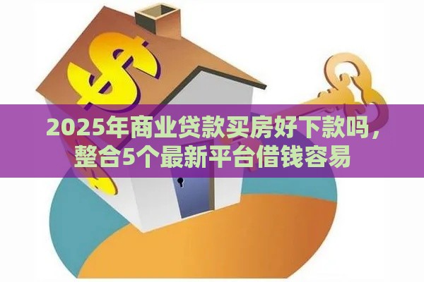 2025年商业贷款买房好下款吗，整合5个最新平台借钱容易