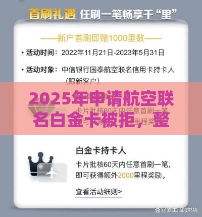 2025年申请航空联名白金卡被拒,整理五个最新小微企业贷款平台 2025年申请航空联名白金卡被拒,整理五个最新小微企业贷款平台