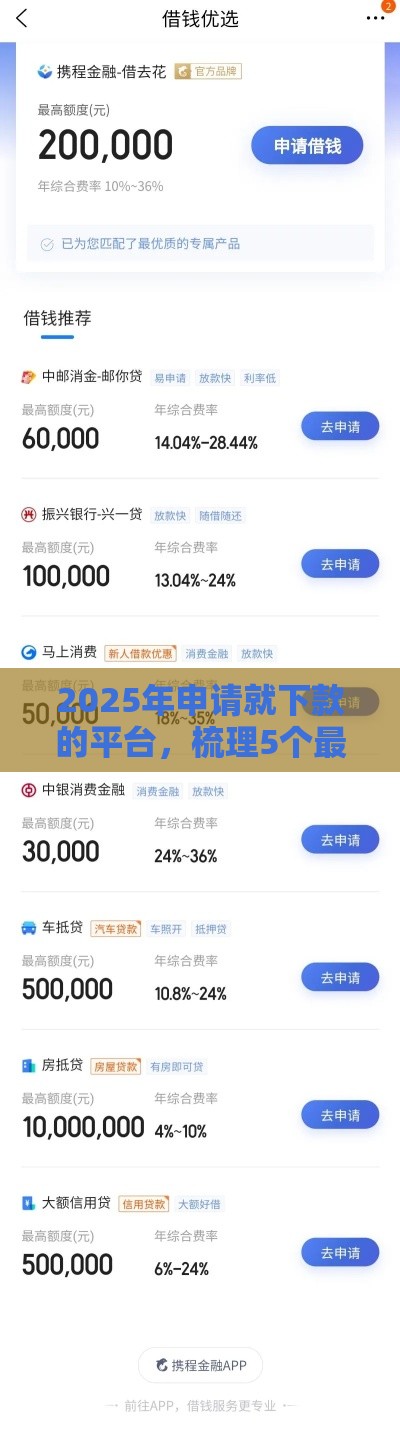 2025年申请就下款的平台,梳理5个最新手机分期贷款平台 2025年申请就下款的平台,梳理5个最新手机分期贷款平台