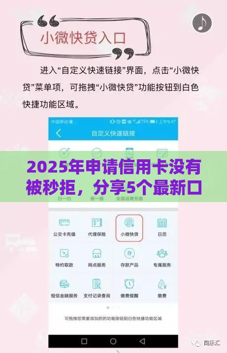 2025年申请信用卡没有被秒拒，分享5个最新口子大全