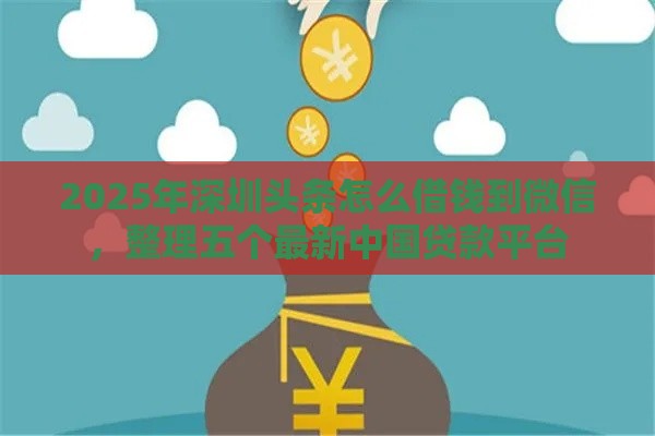 2025年深圳头条怎么借钱到微信，整理五个最新中国贷款平台