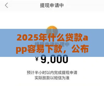 2025年什么贷款app容易下款，公布五个最新不看综合评分额度高下款快平台