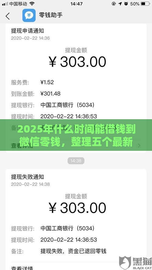 2025年什么时间能借钱到微信零钱，整理五个最新怎么投诉贷款平台