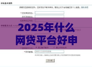 2025年什么网贷平台好申请下款，推荐五个最新不看征信借钱的平台100%能借到