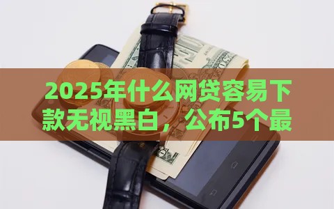 2025年什么网贷容易下款无视黑白，公布5个最新大的网贷平台