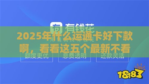 2025年什么运通卡好下款啊，看看这五个最新不看征信的贷款口子