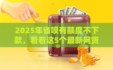 2025年省呗有额度不下款，看看这5个最新网贷借遍了都拒绝去借款平台借钱