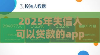 2025年失信人可以贷款的app，公布5个最新网贷监管平台