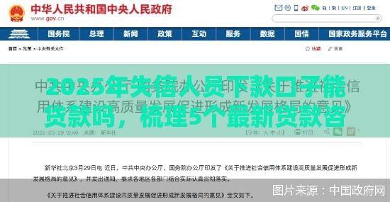 2025年失信人员下款口子能贷款吗，梳理5个最新贷款咨询平台
