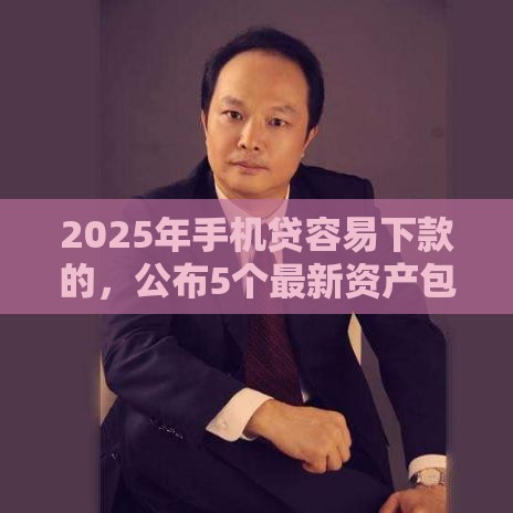 2025年手机贷容易下款的，公布5个最新资产包口子