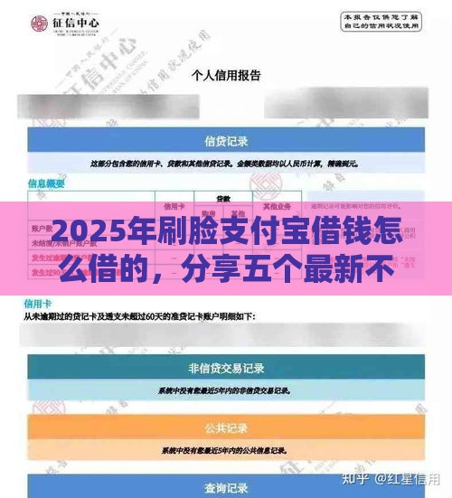 2025年刷脸支付宝借钱怎么借的,分享五个最新不查征信的借款平台百分百通过 2025年刷脸支付宝借钱怎么借的,分享五个最新不查征信的借款平台百分百通过