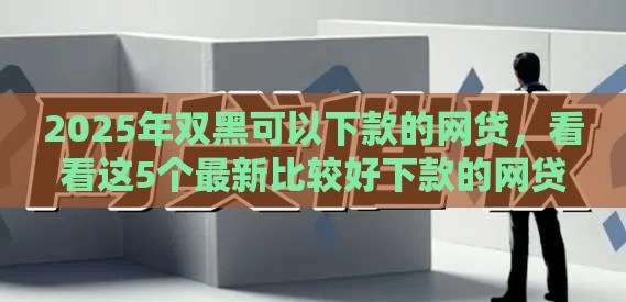 2025年双黑可以下款的网贷，看看这5个最新比较好下款的网贷平台