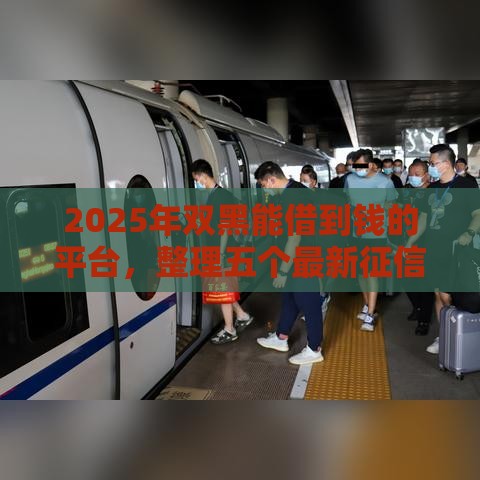 2025年双黑能借到钱的平台，整理五个最新征信黑了还有借款平台可以借钱